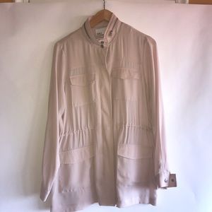 Light Pink Military Utility Jacket